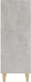 VidaXL Ντουλάπι Γκρι Σκυροδέματος 34,5x32,5x90 εκ. Επεξεργασμένο Ξύλο
