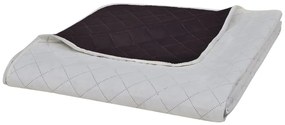 Κουβερλί Καπιτονέ Διπλής Όψης Μπεζ/Καφέ 230 x 260 εκ.