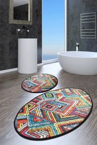 Bathmat Set (2 Pieces) Maglie Djt Multicolor