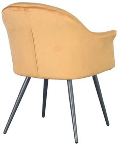 Πολυθρόνα Τραπεζαρίας C-985 Fylliana Μουσταρδί 65x65x83εκ. 2αδα 65x65x83 εκ.