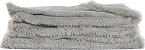 Κουβέρτα Home ESPRIT Ανοιχτό Γκρι 220 x 240 x 1 cm