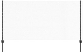 vidaXL Τεντώτο με στήριγμα Γκρι 1,2 x 25 m Ατσάλι