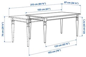INGATORP/INGOLF τραπέζι και 4 καρέκλες 192.971.57