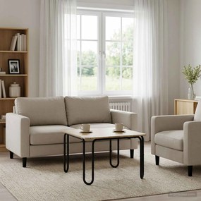 vidaXL Τραπεζάκι σαλονιού Sonoma Δρυς 100 x 100 x 45 cm