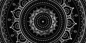 Εικόνα Mandala σε ασπρόμαυρο - 100x50