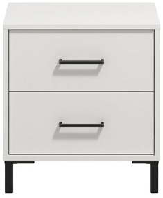 Κομοδίνο Vienne NO2F Λευκό 48x40x52 εκ. 48x40x52 εκ.