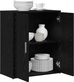 vidaXL Πλαϊνό γραφείο 2 pcs Μαύρη Οξυά 60 x 31 x 70 εκ
