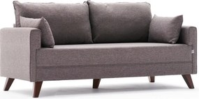 Διθέσιος Καναπές Καφέ BELLA 81x177x85