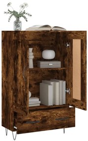 vidaXL Ντουλάπα Καπνιστή Δρυς 69,5 x 31 x 115 εκ. Επεξεργασμένο Ξύλο