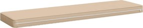 vidaXL Μαξιλάρια Πάγκου 2 Τεμαχίων VUGHT 2 pcs 100% Πολυεστέρας Κρεμ