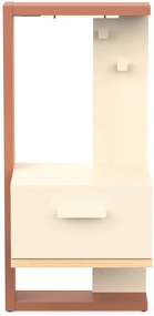 Κομοδίνο Camilla-Terracotta