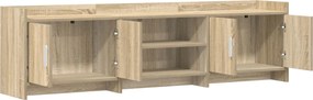 vidaXL Ντουλάπι TV 168 x 33 x 47 εκ. Sonoma Δρυς Επεξεργασμένο Ξύλο