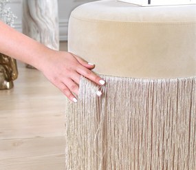 Pouffe Merkur - Cream Cream