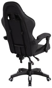 ΠΟΛΥΘΡΟΝΑ GAMING DARREN  ΜΑΥΡΟ-ΛΕΥΚΟ PVC &amp; NYLON 51x49x125Υεκ.