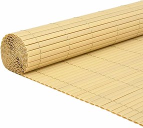 vidaXL Περίφραξη Κήπου Διπλής Όψης Κίτρινη 110 x 400 εκ.