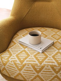 Πολυθρόνα Κίτρινο AZTEK 88x75x95