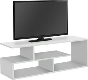 Έπιπλο τηλεόρασης Forever Megapap χρώμα λευκό 120x30x40cm.