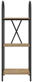 vidaXL Ράφι Βιβλίων artisan δρυς 40 x 30 x 109 εκ Επεξεργασμένο ξύλο