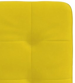vidaXL Καρέκλες Τραπεζαρίας 2 τεμ. Κίτρινες Βελούδινες