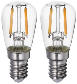 LUNNOM λαμπτήρας LED E14 100 lumen, 2 τεμ. 605.393.23