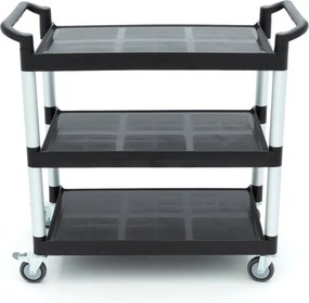 Serving Trolley – 3 Plastic Shelves – 103 x 50,5cm