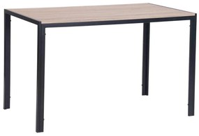 Τραπέζι GABO 120x70cm Sonoma/Βαφή Μαύρη
