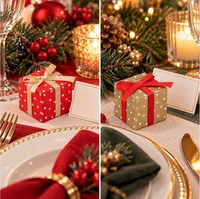 ΕΟΡΤΑΣΤΙΚΌ ΤΡΑΠΈΖΙ GIFT PLACE TAG 4CM X2 ATMOSPHERA 183373