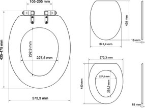 Tiger Mississippi Καπάκι Λεκάνης MDF White 251660646