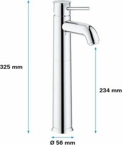 Μονή λαβή βρύση Grohe Μέταλλο