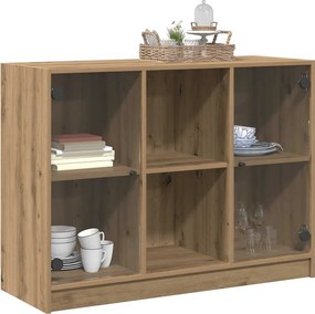 vidaXL Ντουλάπι Artisian Δρυς 102x37x75,5 εκ. από Επεξεργασμένο Ξύλο