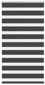 vidaXL Ζέβρα τυφλή Μαύρο Πλάτος υφάσματος 65,9 εκ. Πολυεστέρας