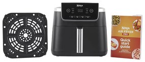 Φριτέζα ζεστού αέρα Ninja AF140EU PRO, 1750W, 4.7 l, 40-240C, 4 προγράμματα, Χρονοδιακόπτης, AirCrisp, Αντικολλητική επίστρωση, Μαύρο