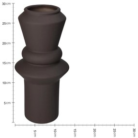 Βάζο Καφέ Δολομίτης 13.1x13.1x28.3cm - 05150305 - 05150305