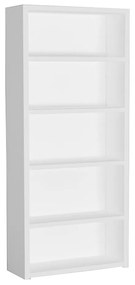 Liberta LINES ΒΙΒΛΙΟΘΗΚΗ 4ΡΑΦΙΑ ΛΕΥΚΟ 79x29xH180cm 79x29xH180cm 24-0531