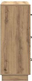 vidaXL Ντουλάπι με Συρτάρια 66 x 34,5 x 87 εκ. Επεξεργασμένο Ξύλο