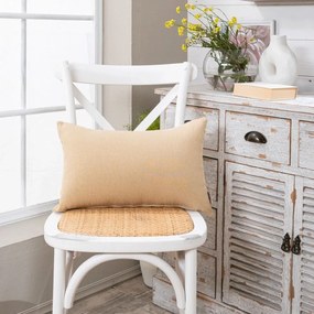 Μαξιλαροθήκη Διακοσμητική Ostia 14 Dark Yellow Teoran 30X50 Cotton-Polyester