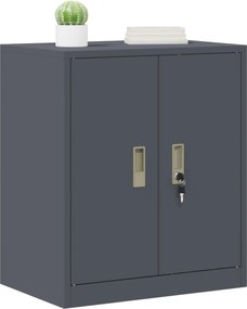 vidaXL Ντουλάπι αποθήκευσης Ανθρακί 60 x 40 x 70 εκ. Ατσάλι