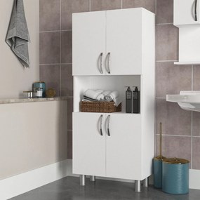 Έπιπλο Μπάνιου Λευκό SANOS 59.5x29.5x140.3