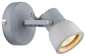 Απλίκα Φωτιστικό Τοίχου PEPPER Γκρι MC171151 Aca-MC171151-Γκρι MC171151