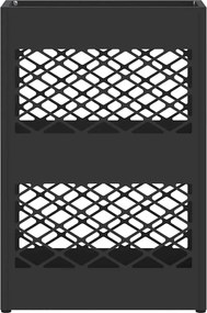 vidaXL Σχέδιο &amp; βάση αποθήκευσης Μαύρο 28 x 12 x 41 εκ Ατσάλι