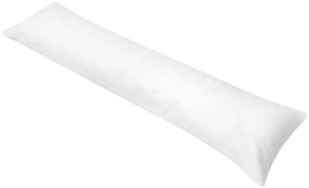 vidaXL Μαξιλάρι Σώματος Πλευρικό Λευκό 40 x 145 εκ.