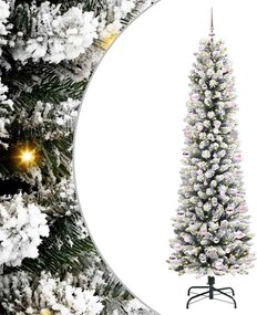 vidaXL Τεχνητό Χριστουγεννιάτικο Δέντρο με 300 LED Λευκό 240 cm
