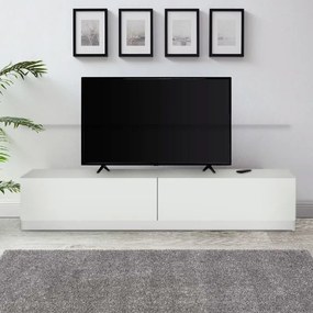Έπιπλο τηλεόρασης Ahenk λευκό 160x31x32εκ