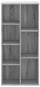 vidaXL Βιβλιοθήκη Γκρι Sonoma 50x25x105 εκ. από Επεξεργ. Ξύλο