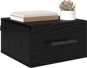 vidaXL Κομοδίνο Μαύρη δρυς 35 x 35 x 20 εκ Επεξεργασμένο ξύλο