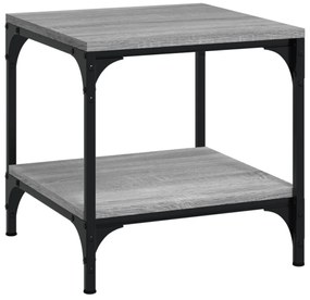vidaXL Τραπεζάκια Σαλονιού 2 τεμ. Γκρι Sonoma 40x40x40 εκ. Επεξ. Ξύλο
