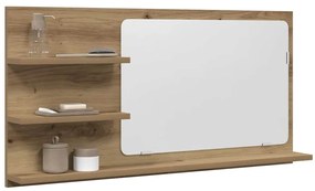 vidaXL Έπιπλο Καθρέφτη Μπάνιου Αρτισιανή Δρυς 90x11x45 εκ Επεξ.Ξύλο