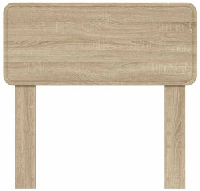 vidaXL Κεφαλάρι με κεφαλάρι Δρύς Sonoma 80 cm Επεξεργασμένο ξύλο