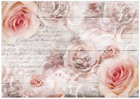Φωτοταπετσαρία ρομαντικό vintage τριαντάφυλλο