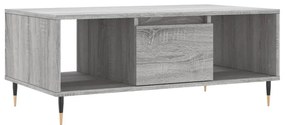 vidaXL Τραπεζάκι Σαλονιού Γκρι Sonoma 90x50x36,5εκ. Επεξεργασμένο Ξύλο